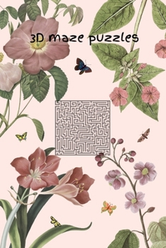 Paperback 3D maze puzzles Book