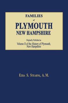 Paperback Families of Plymouth, New Hampshire Book