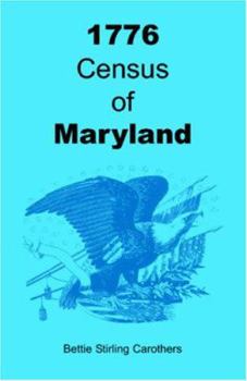 Paperback 1776 Census of Maryland Book