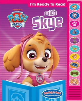 Hardcover Nickelodeon Paw Patrol: I'm Ready to Read with Skye Sound Book [With Battery] Book
