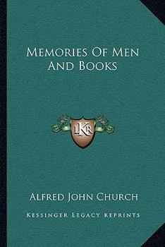 Paperback Memories Of Men And Books Book