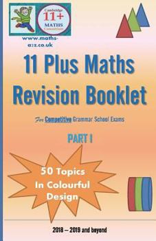 Paperback 11+ Plus Maths Revision (Card) Booklet: For Competitive Grammar School Exams Book