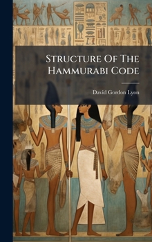 Hardcover Structure Of The Hammurabi Code Book
