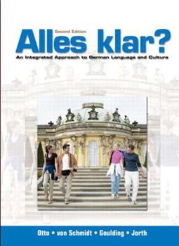 Hardcover Alles Klar? an Integrated Approach to German Language and Culture Book