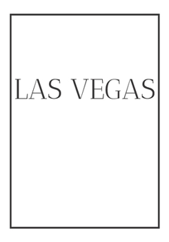 Las Vegas: A decorative book for coffee tables, end tables, bookshelves and interior design styling: Stack America city books to add decor to any ... own home or as a modern home decoration gift.
