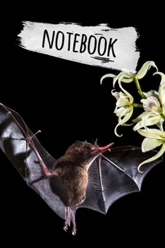 Paperback Bat Notebook Book