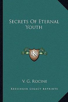 Paperback Secrets of Eternal Youth Book
