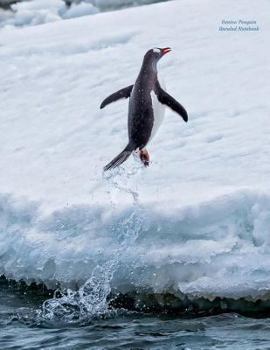 Paperback Gentoo Penguin Unruled Notebook: Unruled, Blank Notebook. No Lines. No Page Numbers. Glossy Cover with Image on Front and Back. Full Size at 8.5 X 11 Book