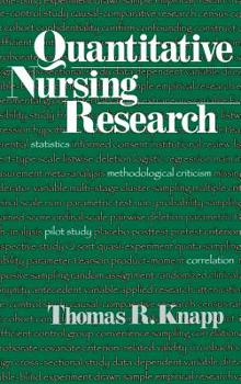 Hardcover Quantitative Nursing Research Book