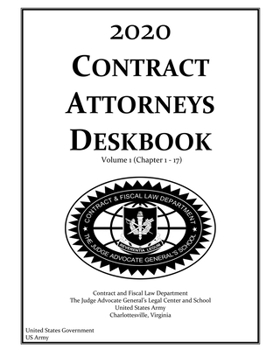 Paperback 2020 Contract Attorneys Deskbook Volume 1 (Chapter 1 - 17) Book