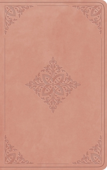 Imitation Leather ESV Large Print Value Thinline Bible (Trutone, Blush Rose, Fleur-De-Lis Design) Book
