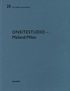 Paperback Onsitestudio - Mailand/Milan: de Aedibus International Book