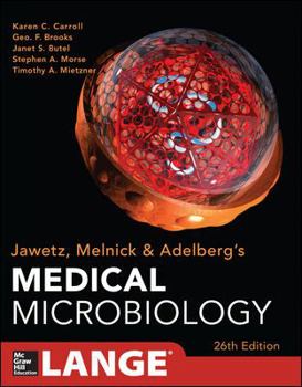 Paperback Jawetz, Melnick, & Adelberg's Medical Microbiology Book