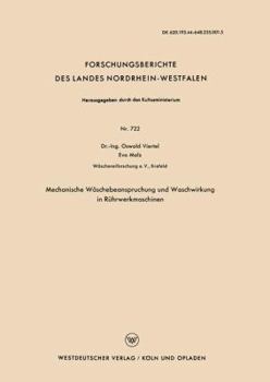 Mechanische Waschebeanspruchung Und Waschwirkung in Ruhrwerkmaschinen