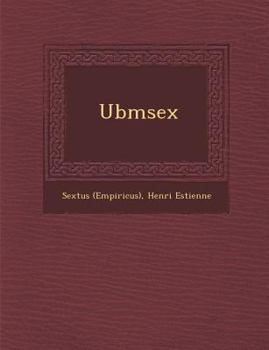 Paperback Ubmsex [Latin] Book