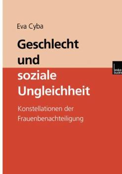 Geschlecht Und Soziale Ungleichheit