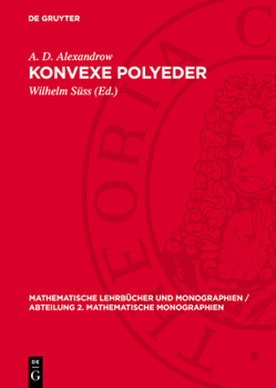 Hardcover Konvexe Polyeder [German] Book