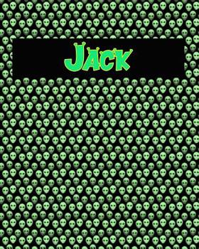 Paperback 120 Page Handwriting Practice Book with Green Alien Cover Jack: Primary Grades Handwriting Book