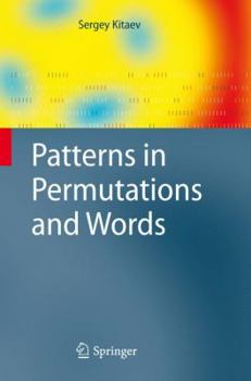 Hardcover Patterns in Permutations and Words Book