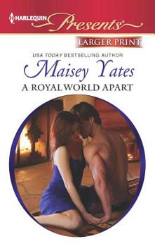 Mass Market Paperback A Royal World Apart [Large Print] Book