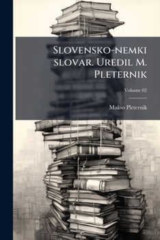 Paperback Slovensko-nemki slovar. Uredil M. Pleternik [Slovenian] Book