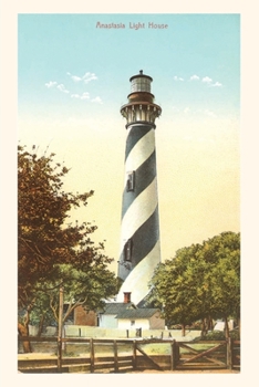 Paperback Vintage Journal Anastasia Lighthouse, St. Augustine, Florida Book
