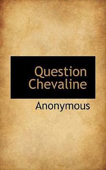 Paperback Question Chevaline [French] Book