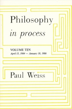 Paperback Philosophy in Process: Vol. 10 Book