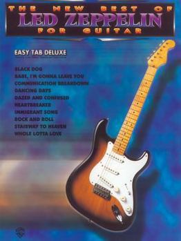 Paperback The New Best of Led Zeppelin for Guitar: Easy Tab Deluxe Book