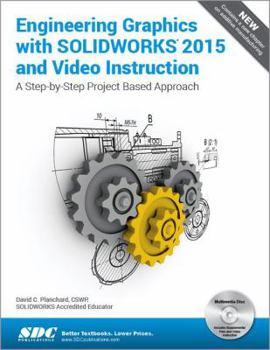 Paperback Engineering Graphics with Solidworks 2015 and Video Instruction Book