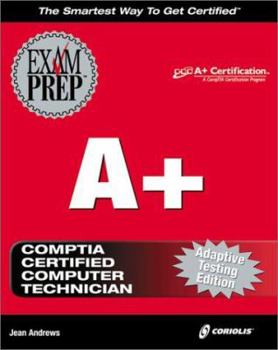 Hardcover A+ Exam Prep, Adaptive Testing Edition [With 2 CDROMs] Book