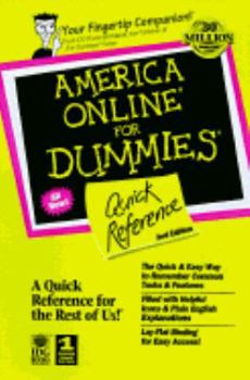 Paperback America Online for Dummies Quick Reference Book