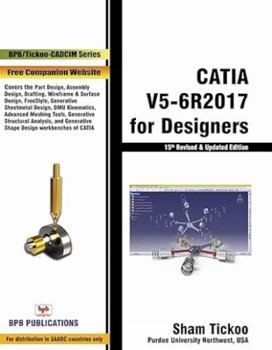 Paperback CATIA V5-6R2017 for Designers Book