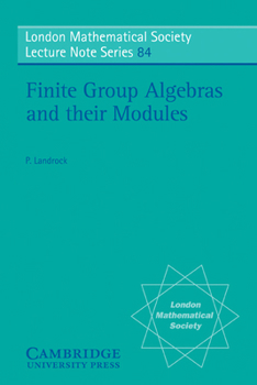 Paperback Finite Group Alegebras and Their Modules Book