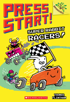 Paperback Super Rabbit Racers!: A Branches Book (Press Start! #3): Volume 3 Book