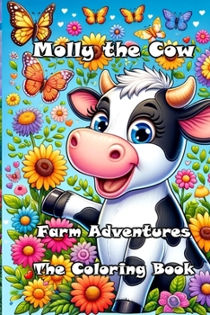 Molly the Cow Farm Adventures The Coloring Book B0CP7ZKNDL Book Cover
