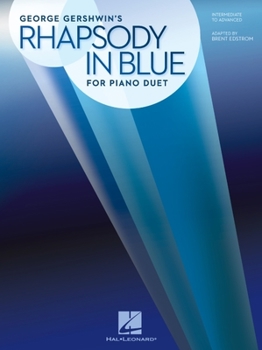 Paperback Rhapsody in Blue for Piano Duet: Later Intermediate to Advanced Level / 1 Piano, 4 Hands Book