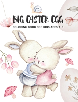 Paperback Big Easter Egg Coloring Book for Kids Ages 4-8 Book