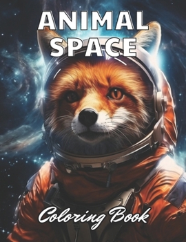 Paperback Animal Space Coloring Book: 100+ Coloring Pages for Relaxation, Stress Relief and Creativity Book
