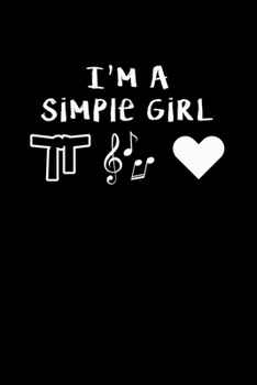Paperback I'm A Simple Girl: Jiu Jitsu Journal Notebook Book