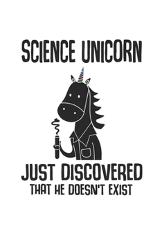 Carnet De Notes: La Réalité Scientifique Licorne Kawaii Cadeau 120 Pages, 6X9 (Environ A5) Journal Ligné (French Edition)