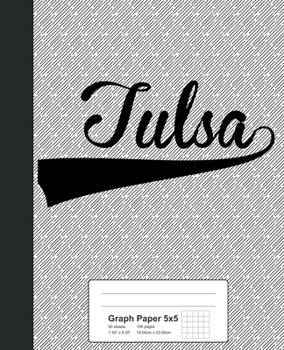 Paperback Graph Paper 5x5: TULSA Notebook Book