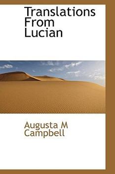 Hardcover Translations from Lucian Book