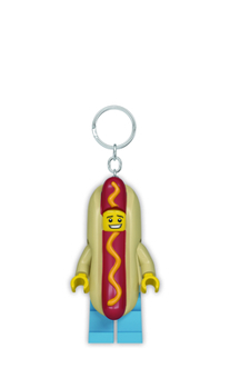Accessory Lego Hot Dog Keychain- 3 Inch Tall Figure Book