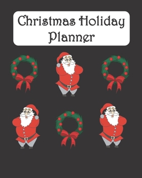 Paperback Christmas Holiday Planner Book