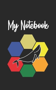 Paperback My Notebook: Whale Retro And Vintage Style 100 Pages And Lined Book