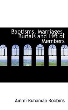 Paperback Baptisms, Marriages, Burials and List of Members Book