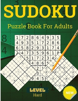 Paperback Hard Sudoku for Adults: Sudoku Puzzles Book
