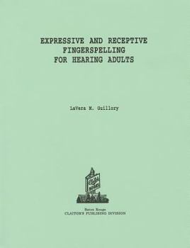 Paperback Expressive & Receptive Fingerspelling Book