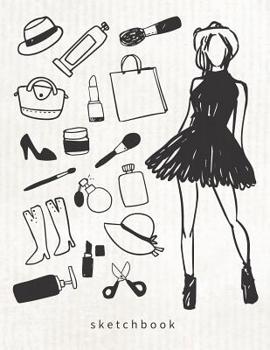 Fashion Design Journal Dot Grid Sketchbook Gift For Designer